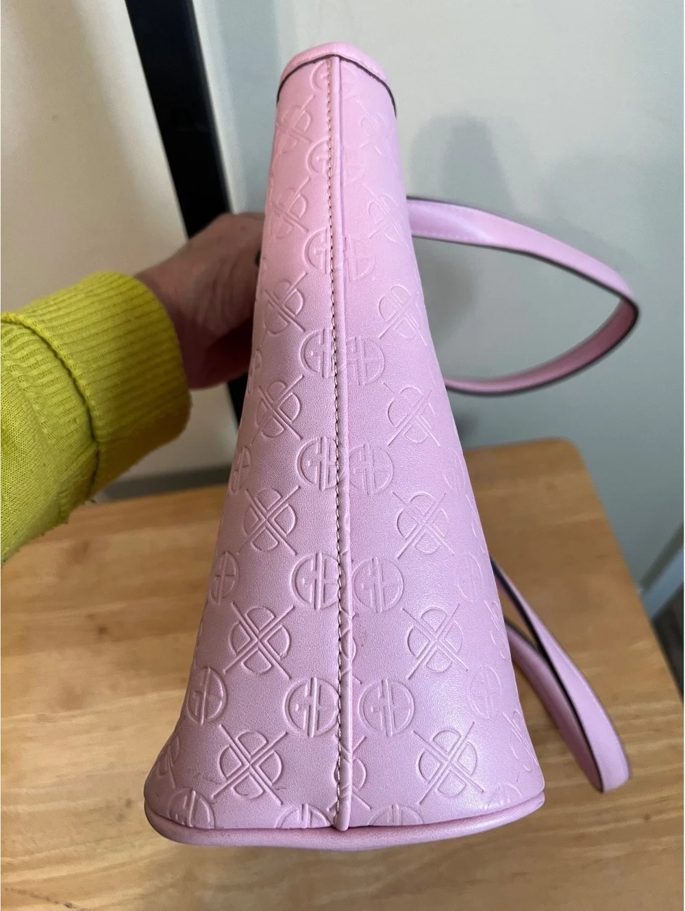 Giani Bernini Pink Faux Leather Tote